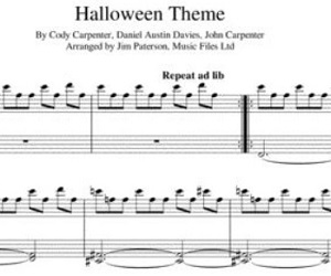 Halloween - sheet music sample