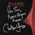Christopher Young - Hellraiser: The Chronicles - signed CD