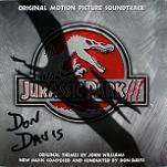 Don Davis & John Williams: Jurassic Park 3 - signed CD