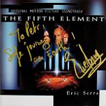 Eric Serra: The Fifth Element - signed CD
