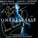 James Newton Howard: Unbreakable - signed CD