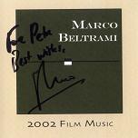 Marco Beltrami: Film Music 2002 - signed CD